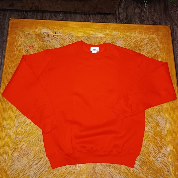 Vintage Pro Spirit Select Sweats Red Blank Sweatshirt Adult Medium. In good cond - Picture 1 of 5